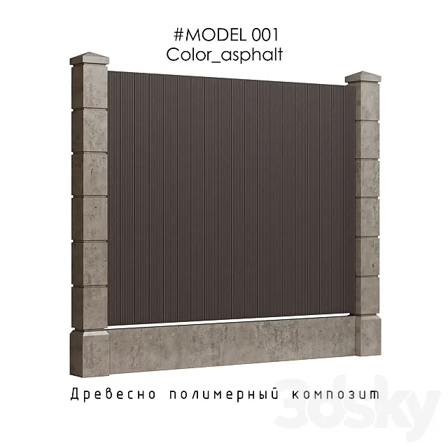 Fence-model_01 3DS Max Model