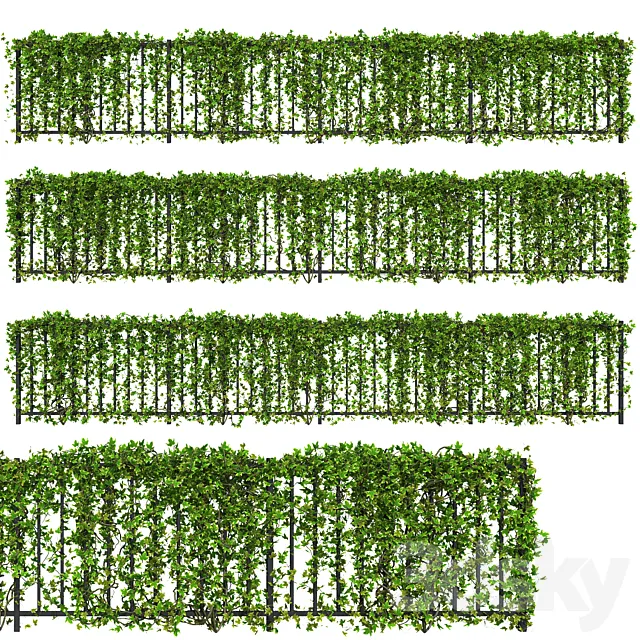 Fence with Ivy v16 3dsMax Model