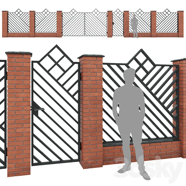 Fence_07 3ds Max