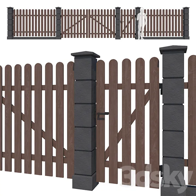 Fence_14 3ds Max