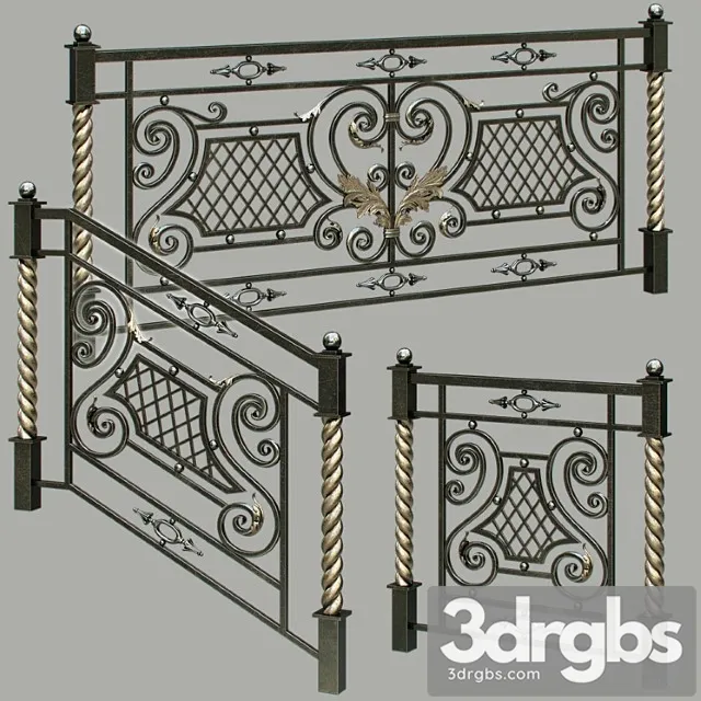 Fences forged railing 3dsmax Download