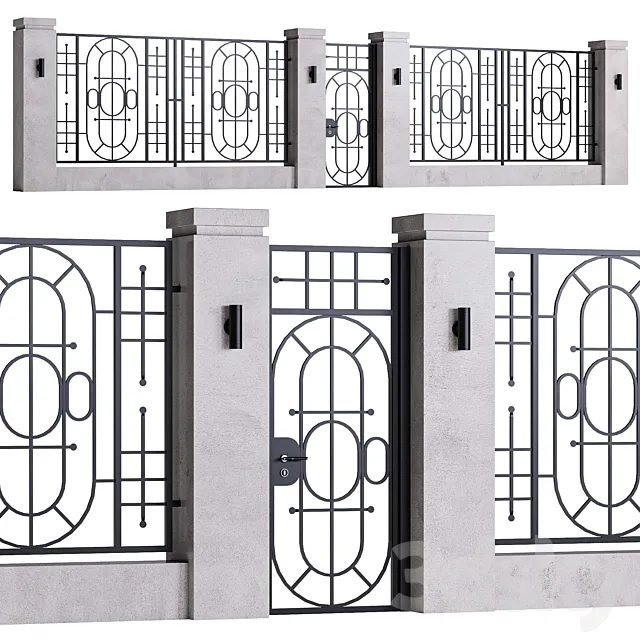 Fencing 13 3dsMax Model