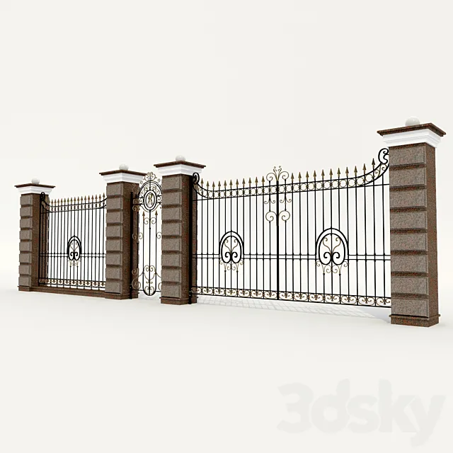 Fencing 3DS Max Model