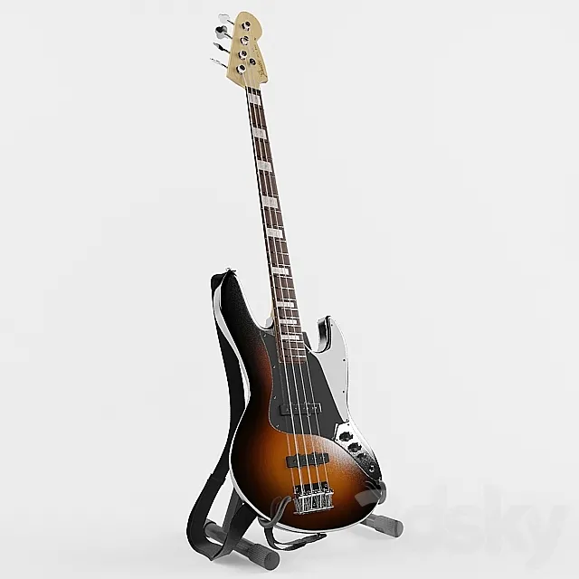 fender jazz bass 3DS Max Model