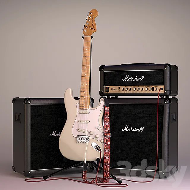Fender & Marshall 3DSMax File