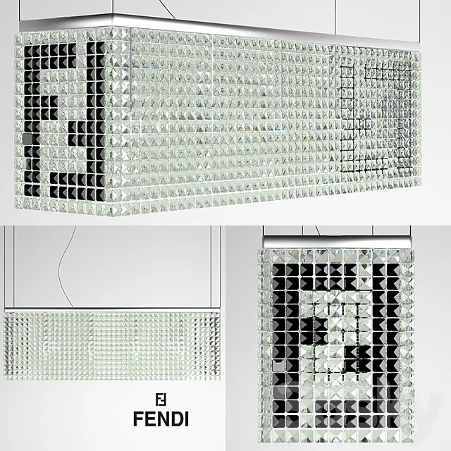 FENDI _ CASA Crystal 3DS Max Model