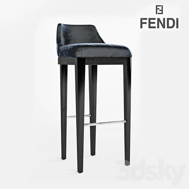 FENDI BRISTOL BAR CHAIR 3DSMax File