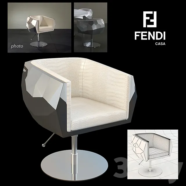 Fendi Casa _ Crystal Icon 3DSMax File