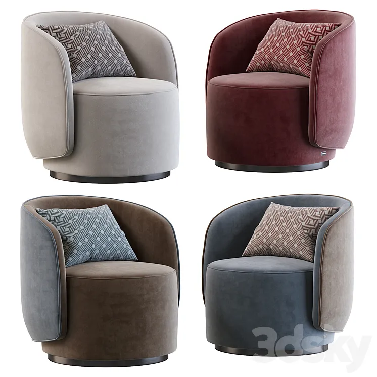 Fendi Casa Annabelle armchair 3DS Max