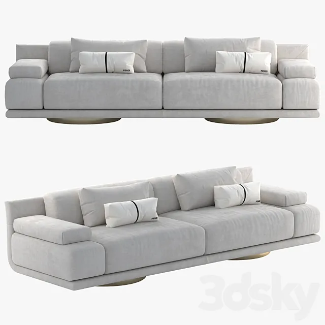 Fendi Casa Artu sofa 3ds Max