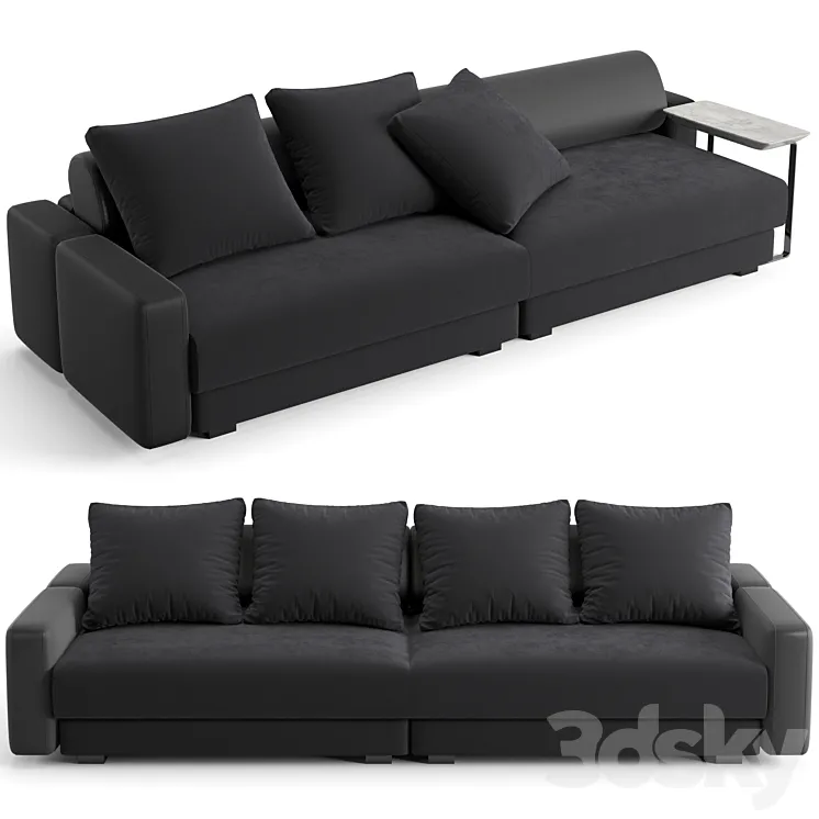 Fendi Casa Halston sofa 300 cm 3DS Max