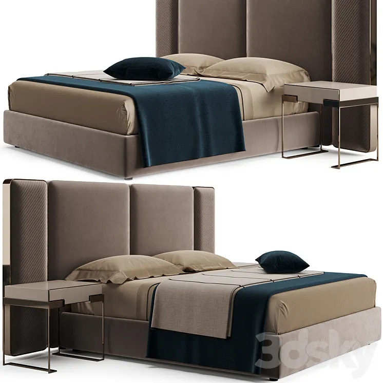 Fendi Casa Kelly Bed 3DS Max
