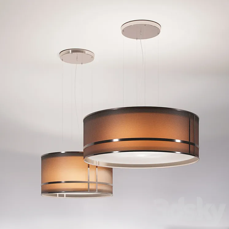 Fendi Casa Orione Suspension Lamps 3DS Max