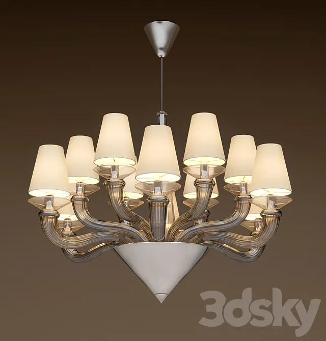 Fendi Casa ottavia chandelier 3DS Max Model