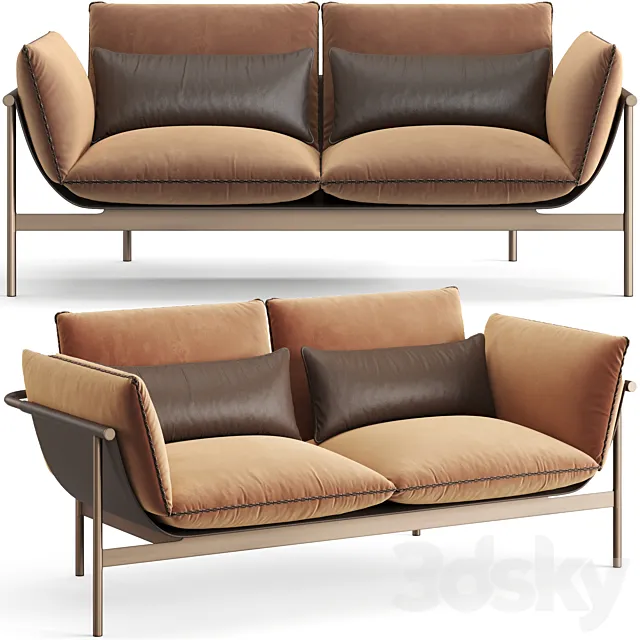 Fendi Casa Totu Sofa 2 3ds Max