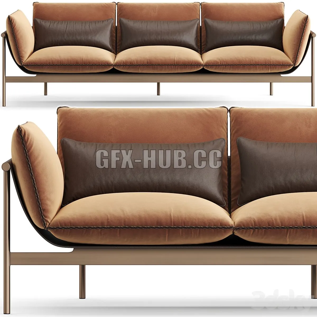 Fendi Casa Totu Sofa 3dsMax Model