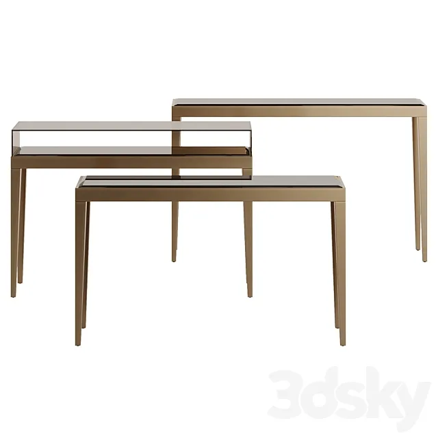 Fendi Dedalo 2022 Metal Console 3DS Max Model