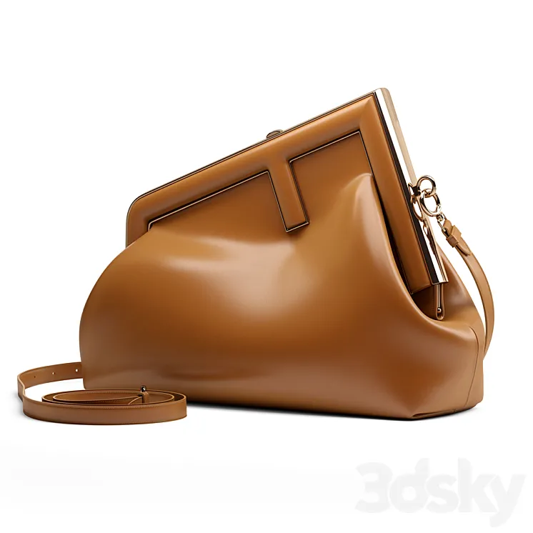 Fendi first handbag 3DS Max Model