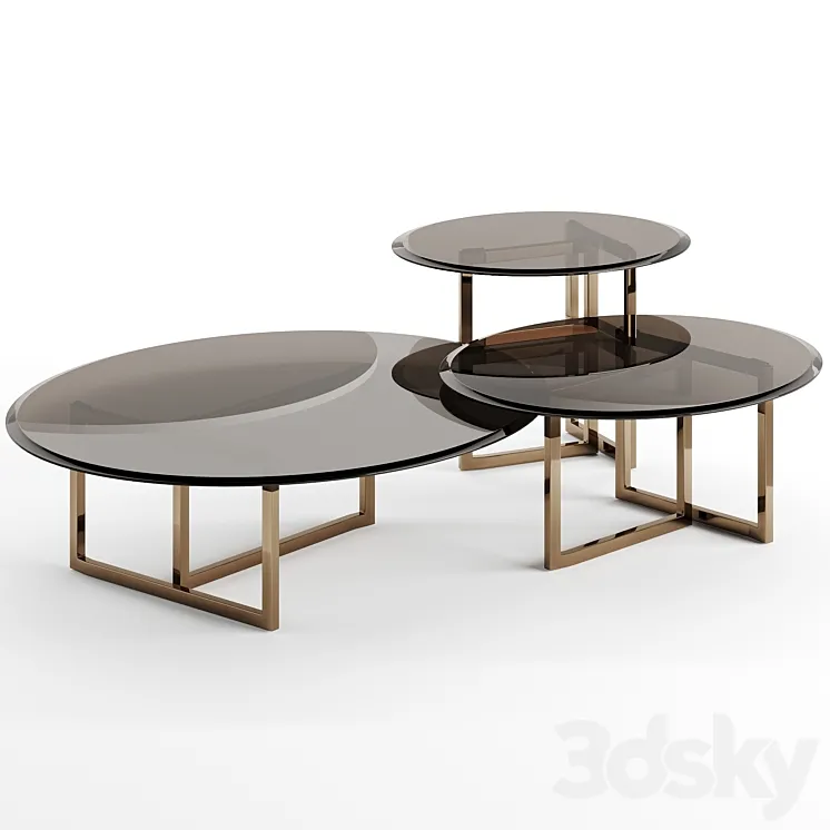 Fendi Ford Glass Table 3DS Max