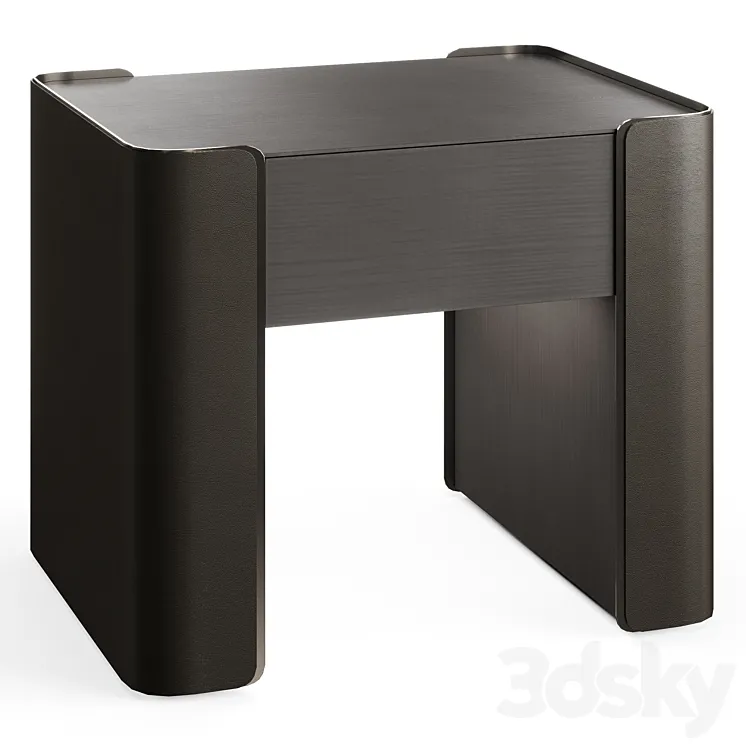 Fendi Icon Bedside Vermont Leather 3DS Max