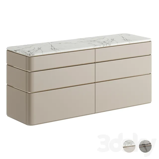Fendi Lambert 2021 Chest of Drawers 3ds Max