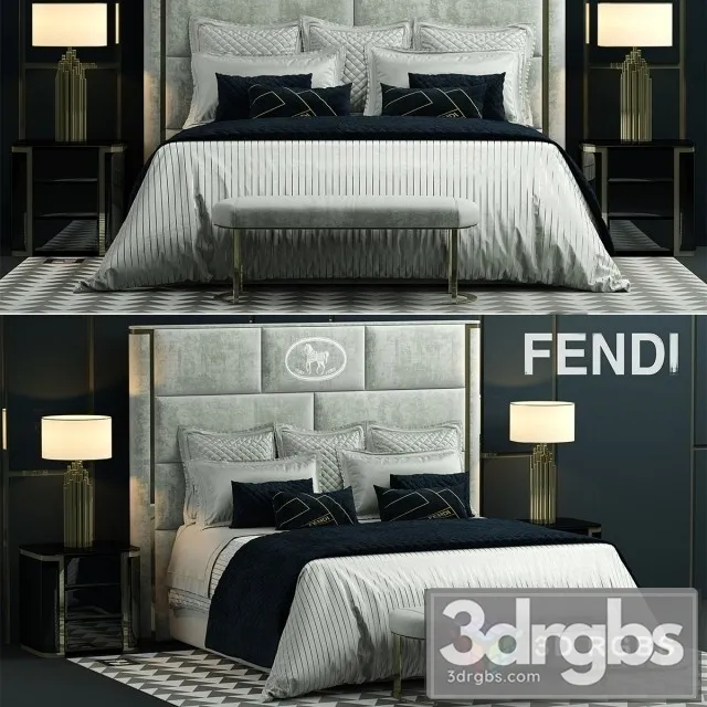 Fendi Montgomery Bed 3dsmax Download