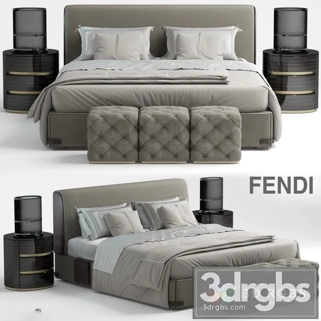 Fendi Soho Bed 3dsmax Download