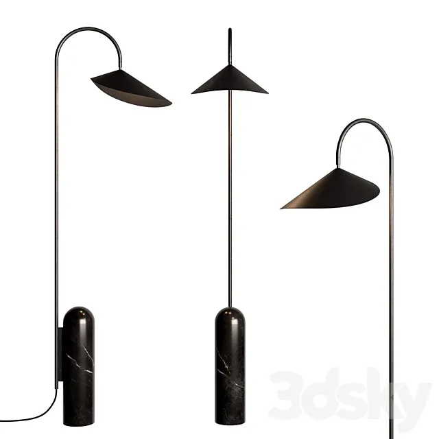 Ferm Living Arum Floor Lamp 3DS Max Model