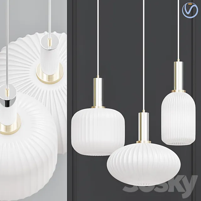 Ferm Living chinese lantern White 3DS Max Model
