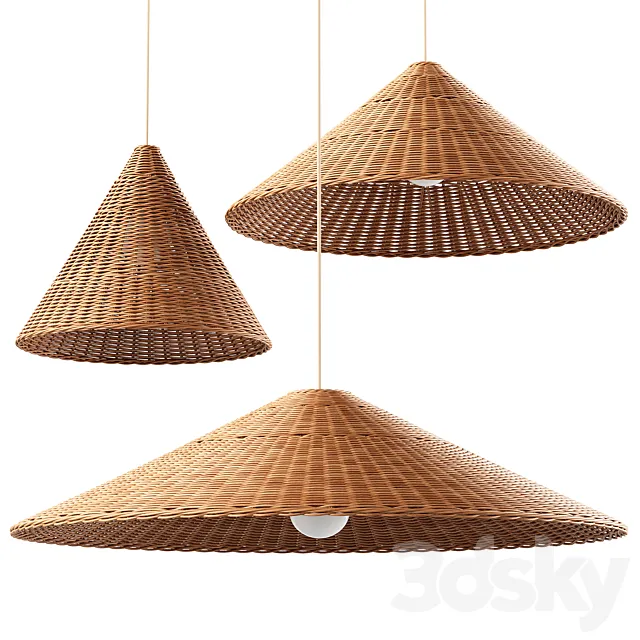 Ferm living dou lampshades 3DS Max Model