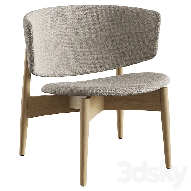 Ferm Living Herman Lounge Chair 3ds Max