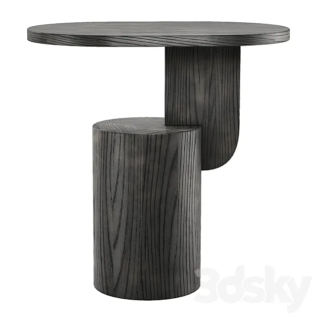 Ferm Living Insert Side Table Black 3DSMax File