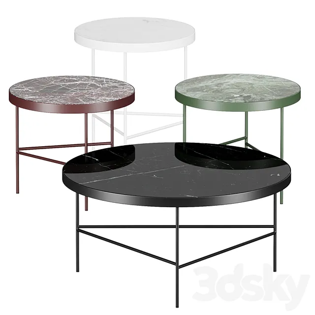 Ferm Living Marble table 3DS Max Model