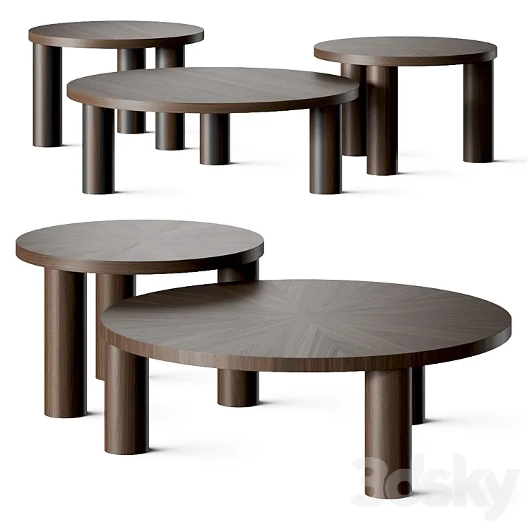 Ferm Living Post Coffee Tables 3DS Max