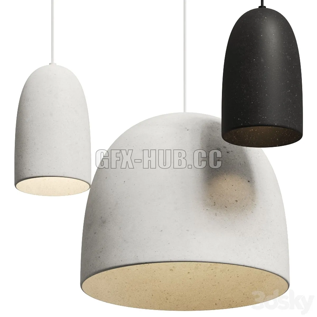 Ferm Living Speckle Pendant Lamps 3dsMax Model