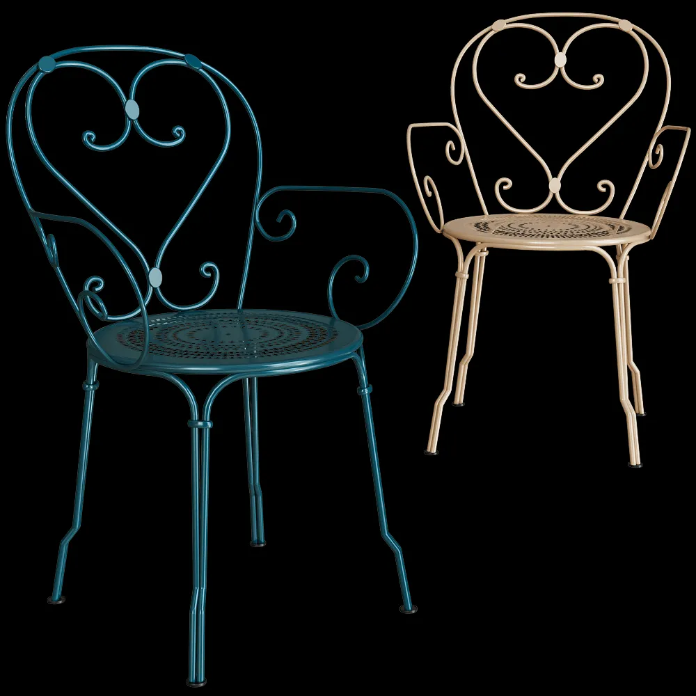 Fermob – Armchair 1900 3ds Max