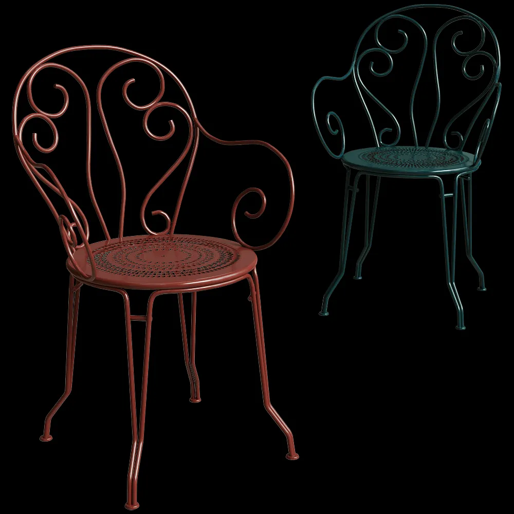Fermob – Armchair Montmartre 3ds Max