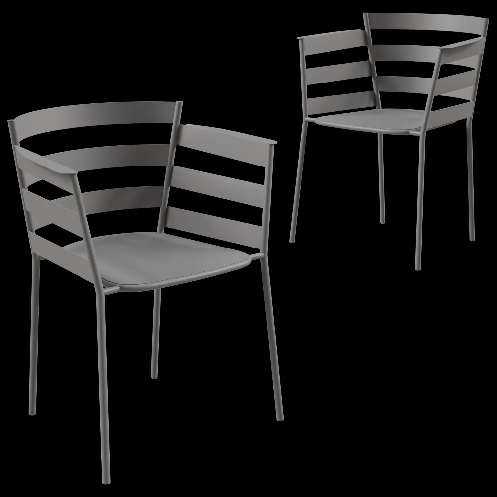 Fermob – Armchair Rythmic 3ds Max