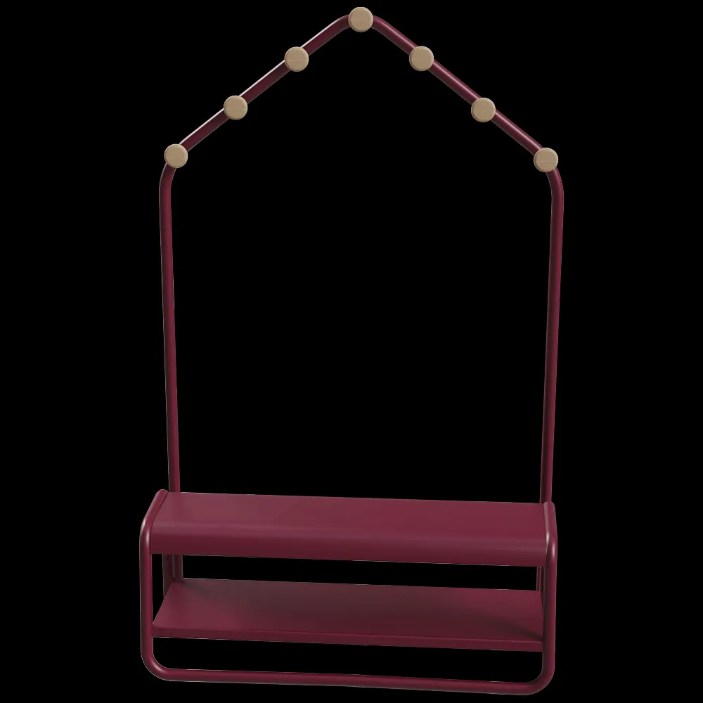 Fermob – Bench Cloakroom Funambule 3ds Max
