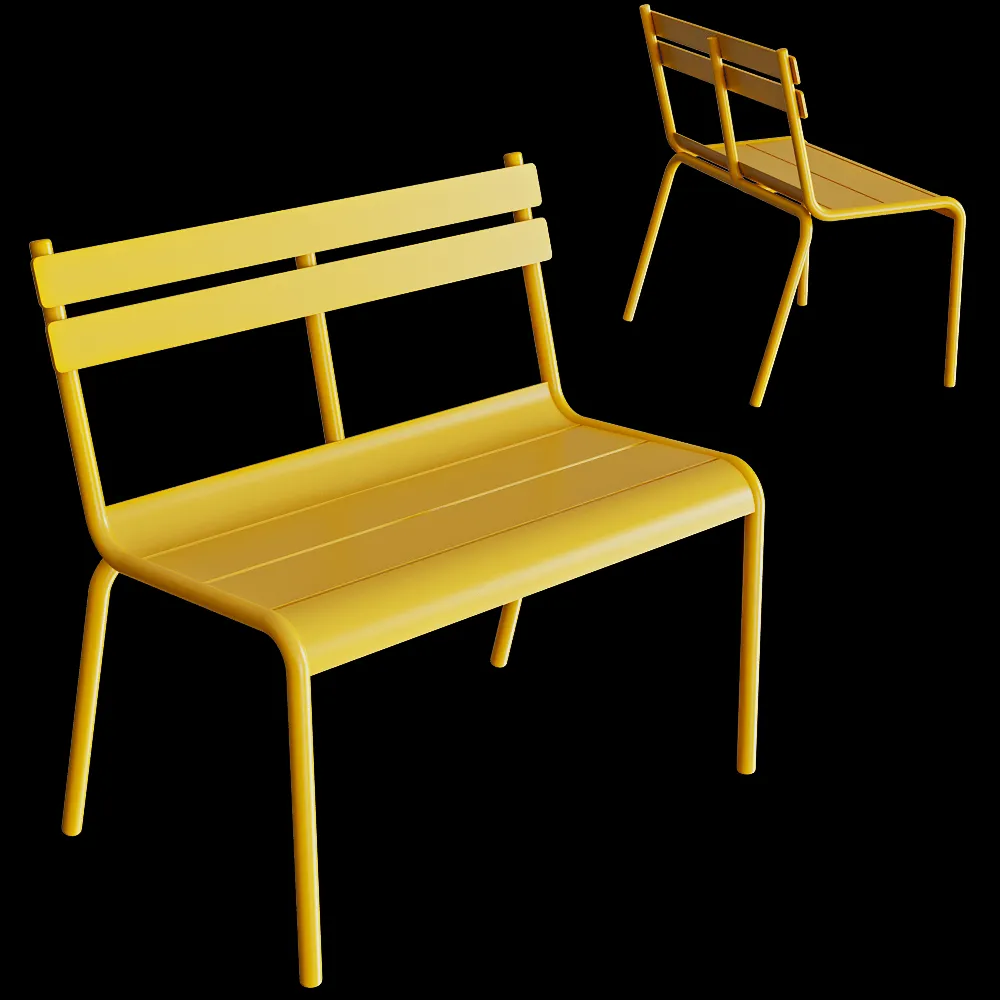 Fermob – Bench Luxembourg Kid 3ds Max