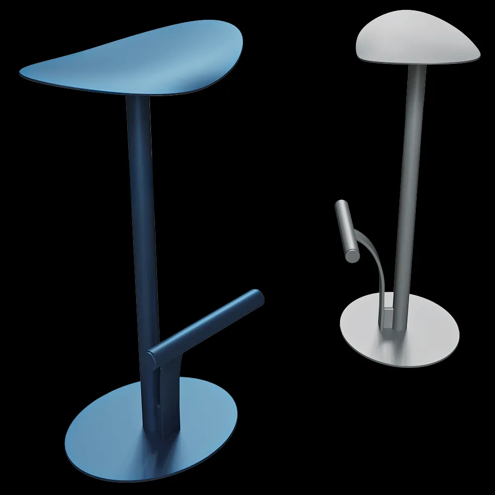 Fermob – High stool Bolder 3ds Max