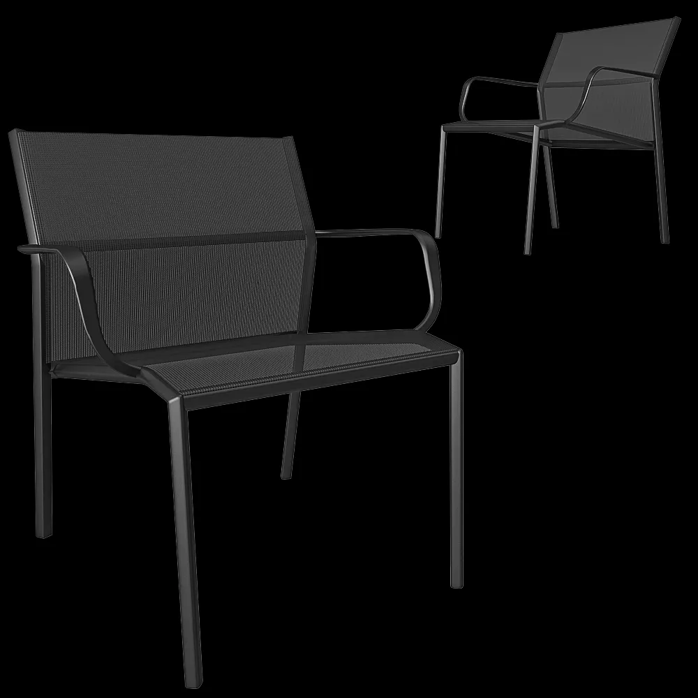 Fermob – Low armchair Cadiz 3ds Max