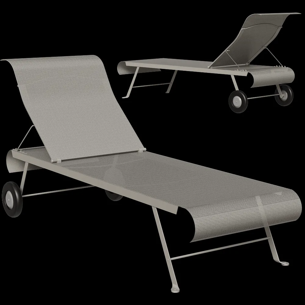 Fermob – Premium Sunlounger Dune 3ds Max