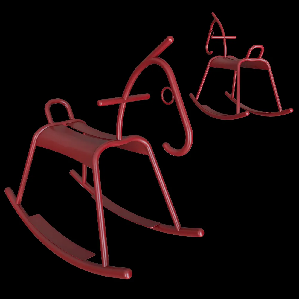 Fermob – Rocking horse Adada 3ds Max