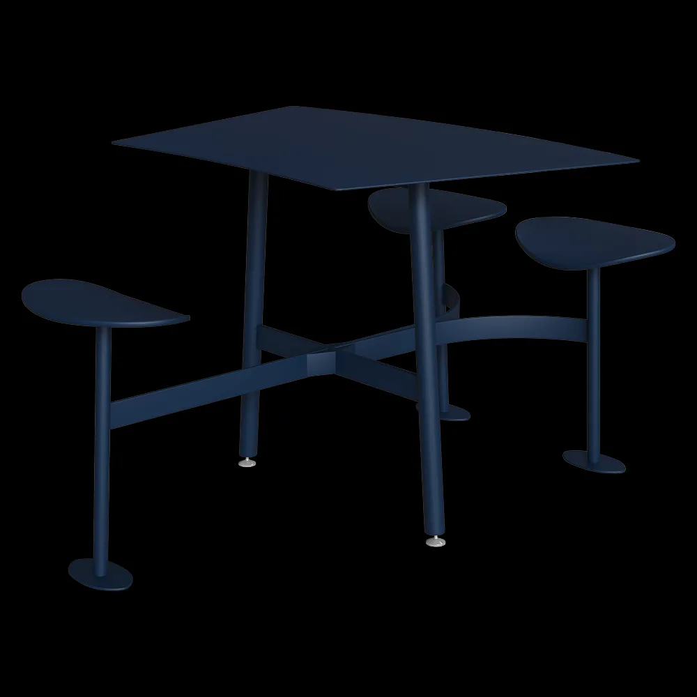 Fermob – Table for public places Bolder 3 3ds Max