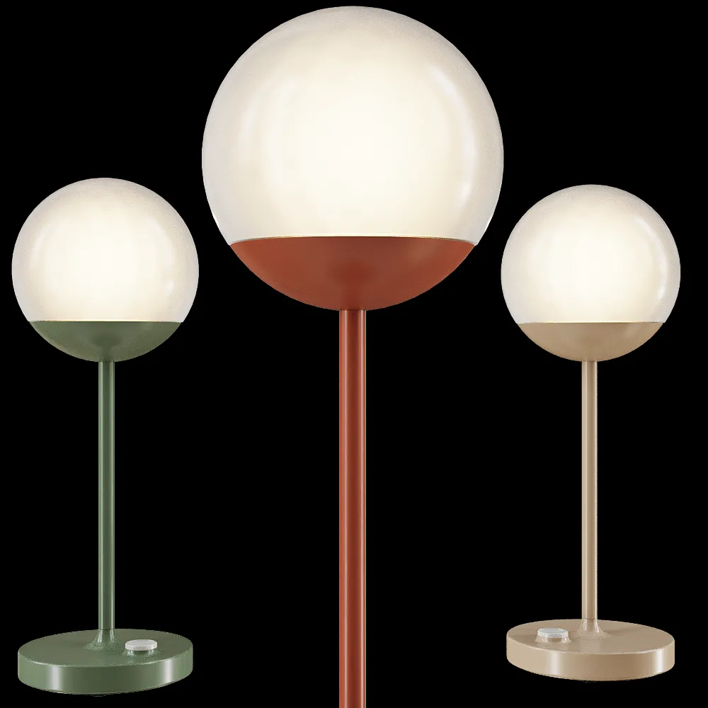 Fermob – Table lamp Mooon 3ds Max
