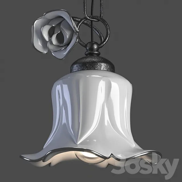 Ferroluce Pisa pendant lamp 3ds Max