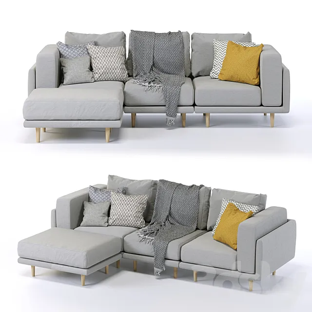 Feydom Clooods Modular Sofa 3DS Max Model