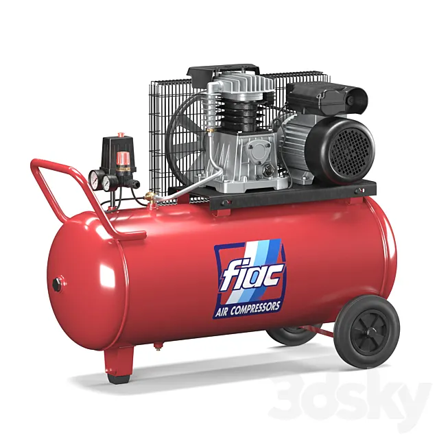 FIAC Air Compressor 3DS Max Model