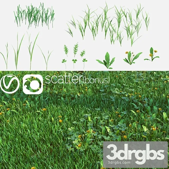 Field Grass and Lawn Creation Kit 1 3dsmax Download